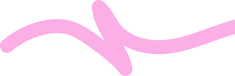 Decorative Pink Squiggle